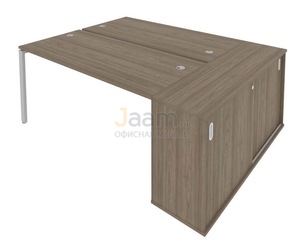 Мебель для персонала Рабочая станция с опорным шкафом-купе Б.РС-СШК-1.4