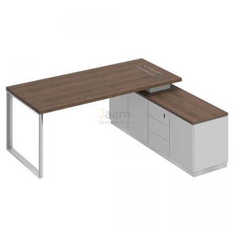 Кабинет руководителя Стол руководителя на опорной тумбе (левый/правый) БР 102