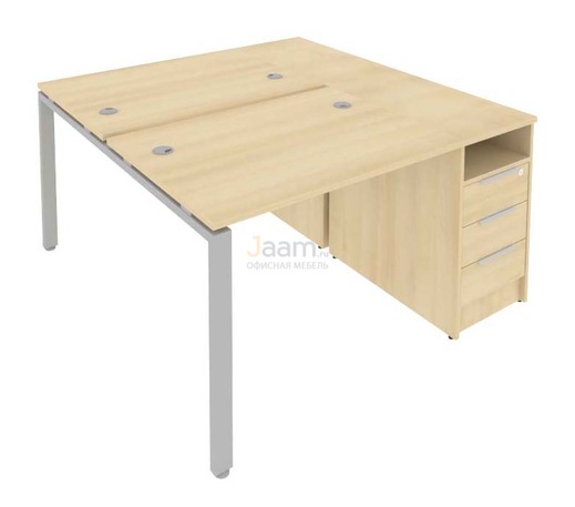 Мебель для персонала Рабочая станция с опорной тумбой Б.РС-СТП-2.1