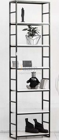 Мебель для персонала Стеллаж средний с гор.орг. METALFRAME 2